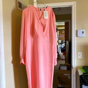 Modest pink dress - never worn!